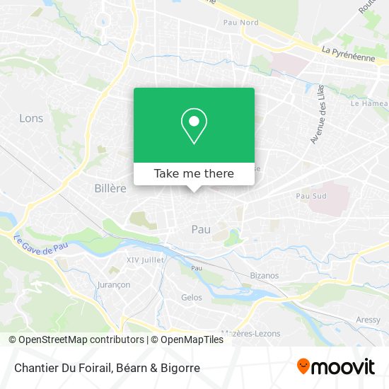 Chantier Du Foirail map