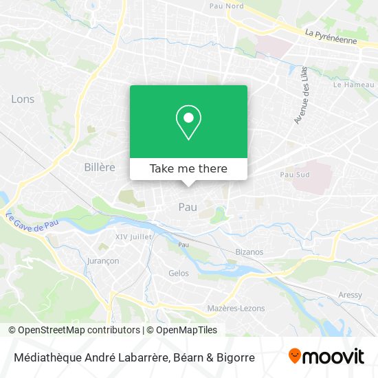 Médiathèque André Labarrère map
