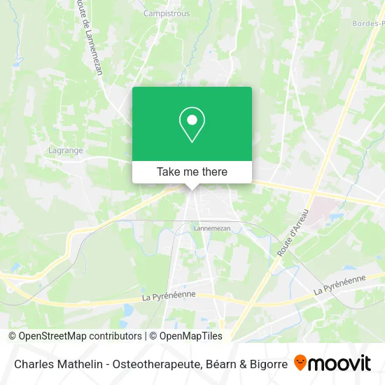 Charles Mathelin - Osteotherapeute map
