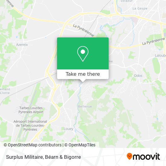 Surplus Militaire map