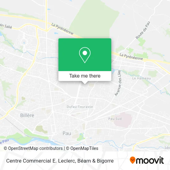 Centre Commercial E. Leclerc map