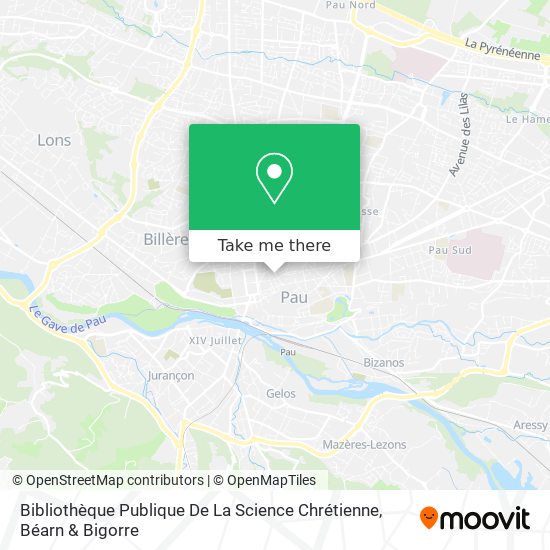 Bibliothèque Publique De La Science Chrétienne map