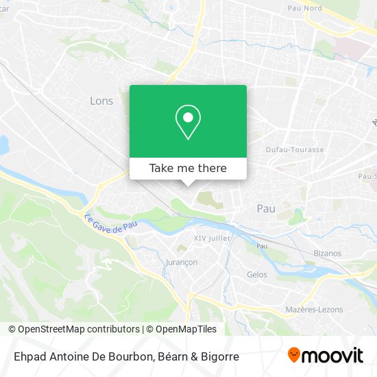 Ehpad Antoine De Bourbon map