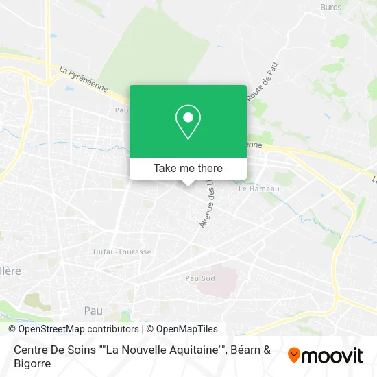Centre De Soins ""La Nouvelle Aquitaine"" map