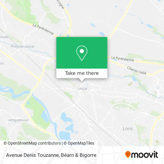 Avenue Denis Touzanne map