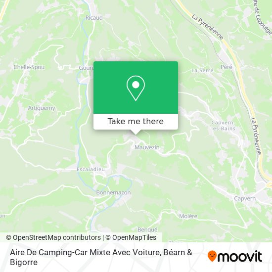 Aire De Camping-Car Mixte Avec Voiture map