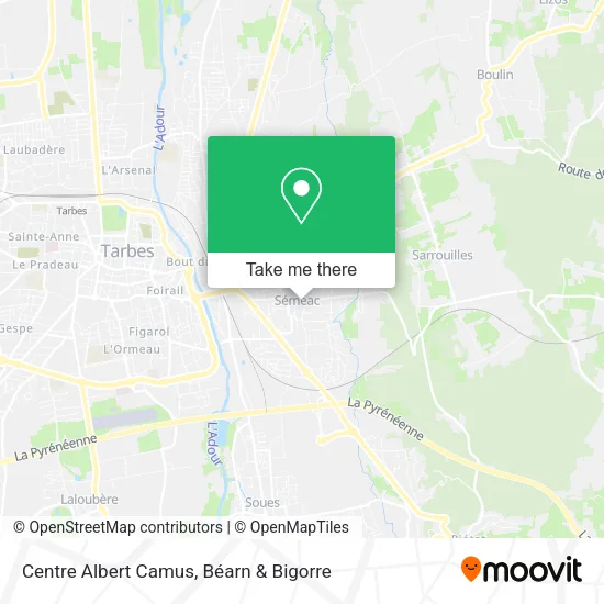 Centre Albert Camus map