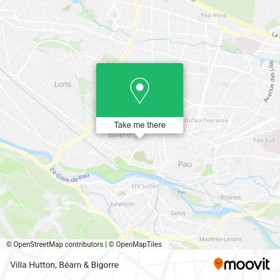 Villa Hutton map