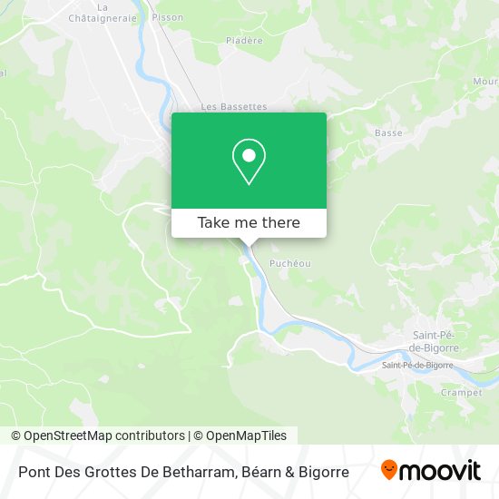 Pont Des Grottes De Betharram map