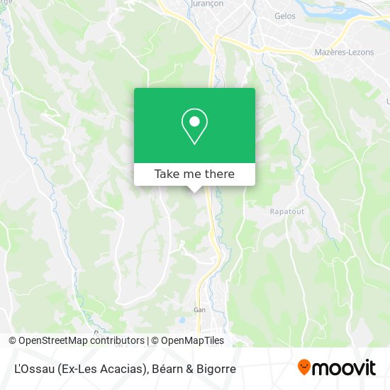 L'Ossau (Ex-Les Acacias) map