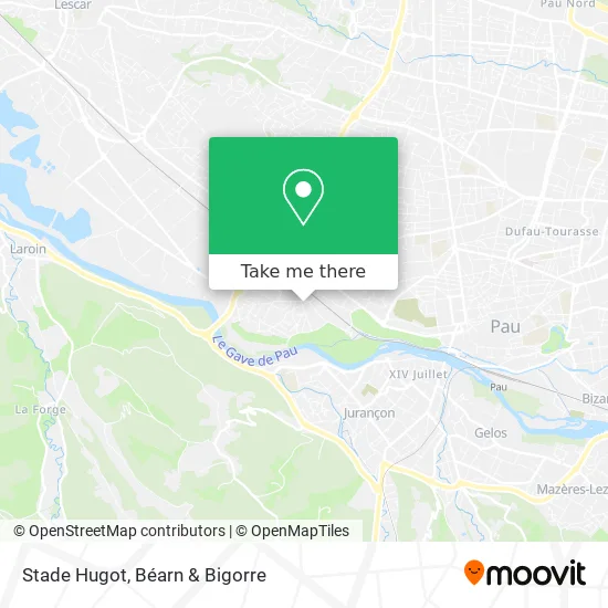 Stade Hugot map