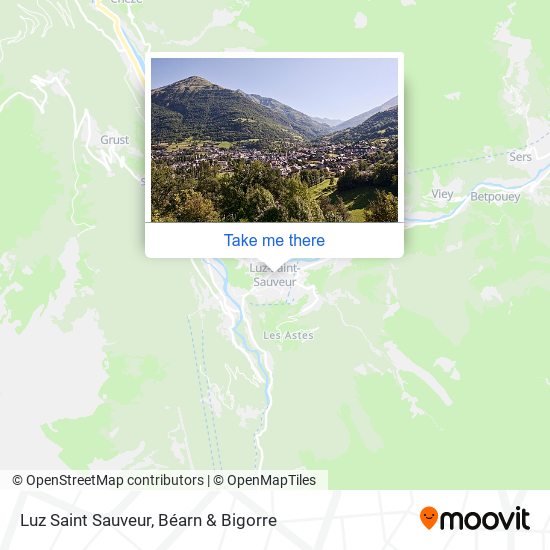 Luz Saint Sauveur map