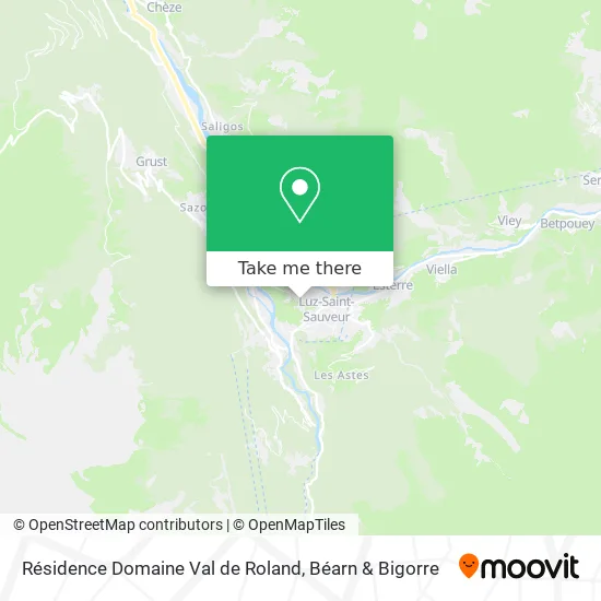 Résidence Domaine Val de Roland map