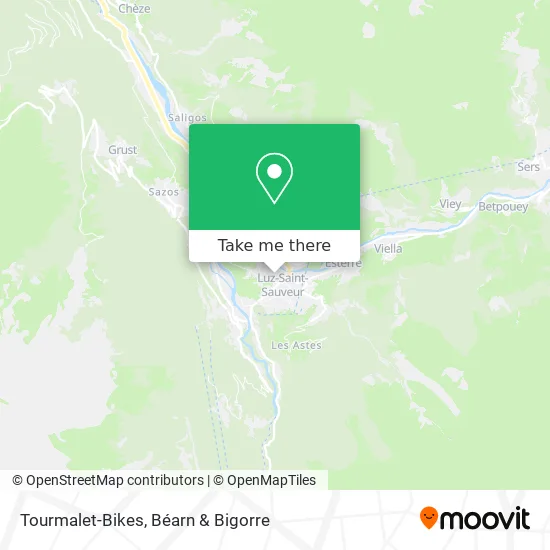 Tourmalet-Bikes map