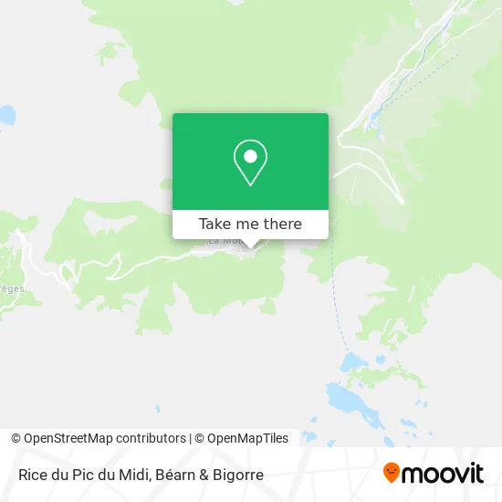 Rice du Pic du Midi map