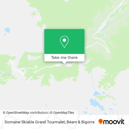 Domaine Skiable Grand Tourmalet map