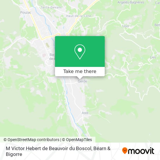 M Victor Hebert de Beauvoir du Boscol map