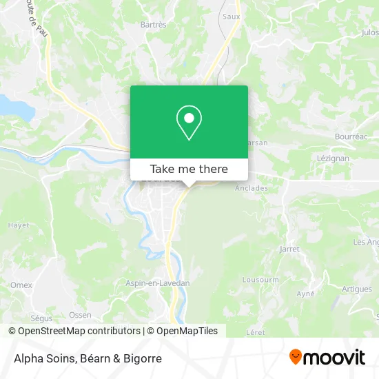 Alpha Soins map