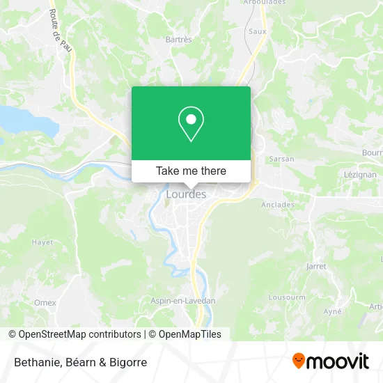 Bethanie map
