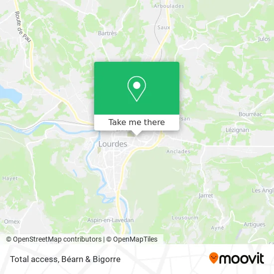 Total access map