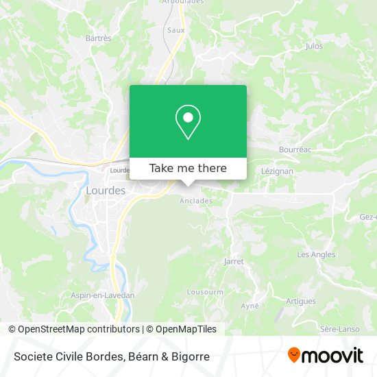 Societe Civile Bordes map