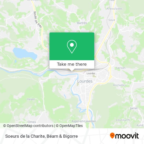 Soeurs de la Charite map
