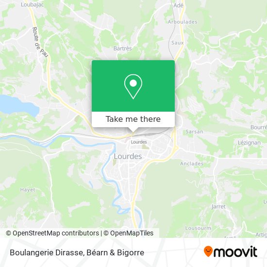 Boulangerie Dirasse map