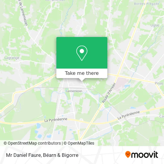 Mr Daniel Faure map