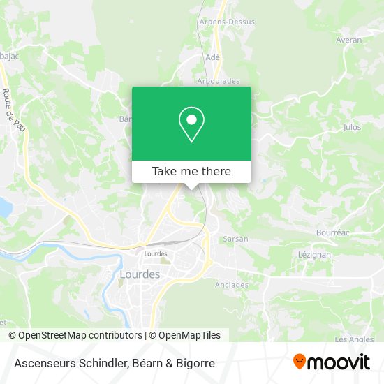 Ascenseurs Schindler map