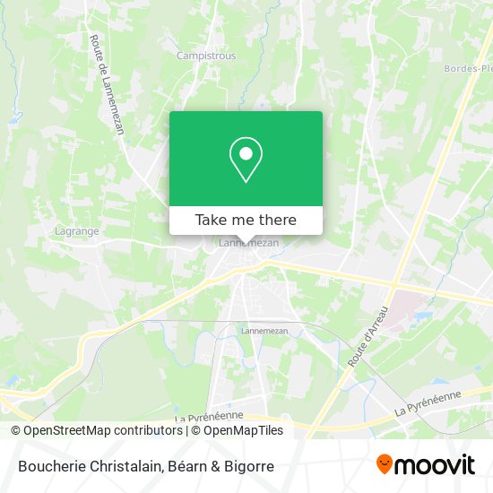 Boucherie Christalain map