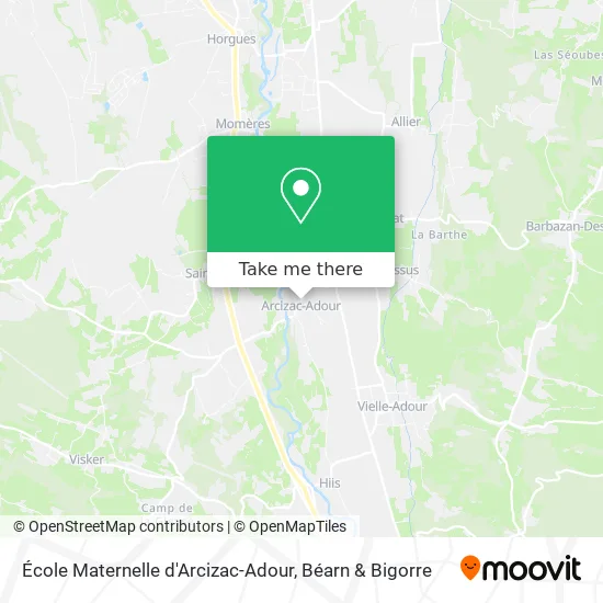 École Maternelle d'Arcizac-Adour map