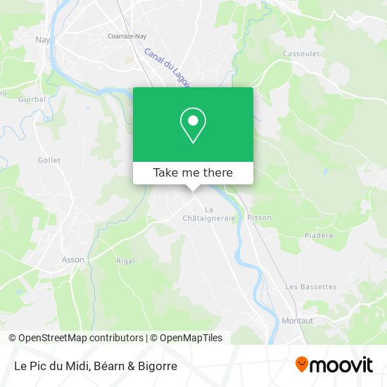 Le Pic du Midi map