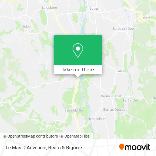 Le Mas D Arivencie map