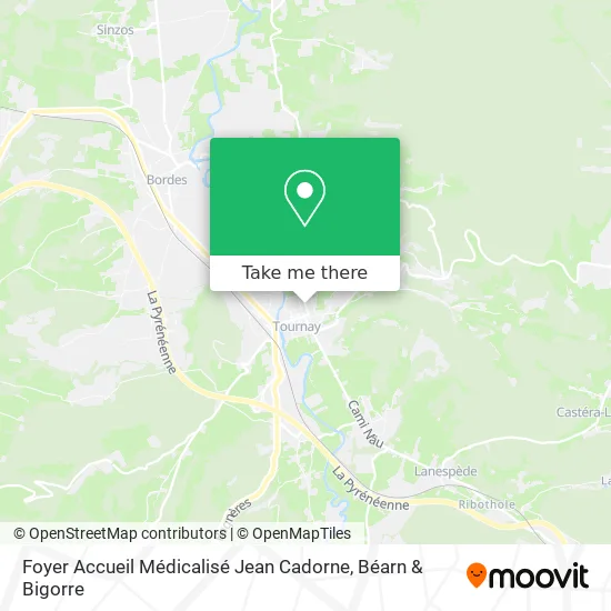 Foyer Accueil Médicalisé Jean Cadorne map