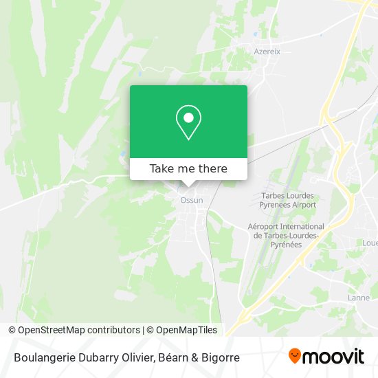 Mapa Boulangerie Dubarry Olivier