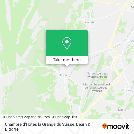 Chambre d'Hôtes la Grange du Suisse map