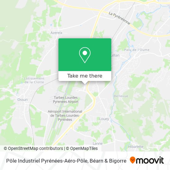 Pôle Industriel Pyrénées-Aéro-Pôle map