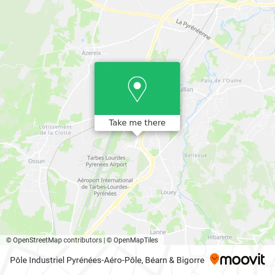 Pôle Industriel Pyrénées-Aéro-Pôle map