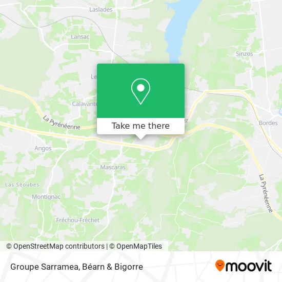 Groupe Sarramea map