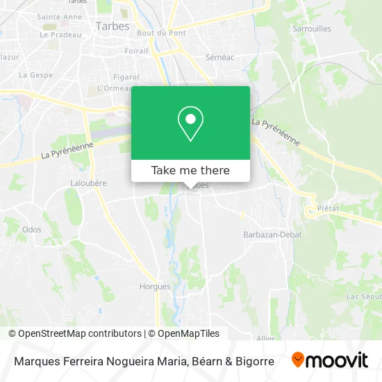 Marques Ferreira Nogueira Maria map