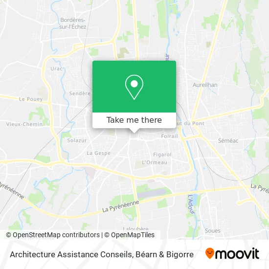 Architecture Assistance Conseils map