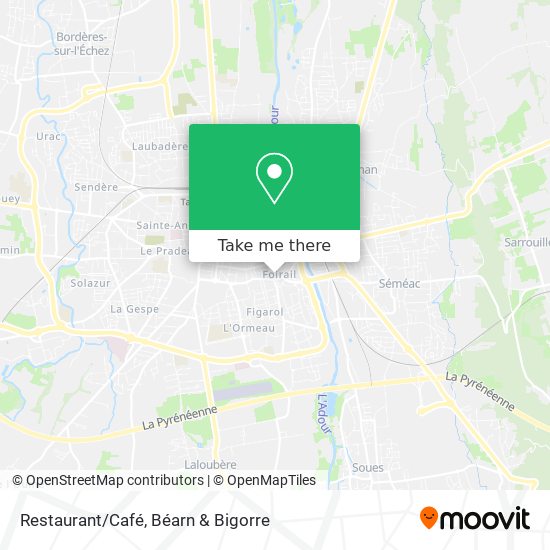 Restaurant/Café map