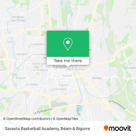 Savasta Basketball Academy map