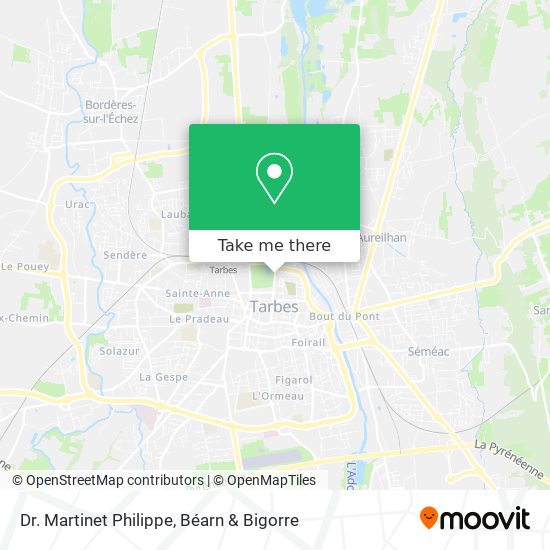 Dr. Martinet Philippe map