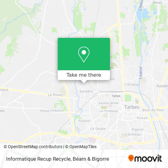 Informatique Recup Recycle map
