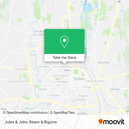 Jules & John map