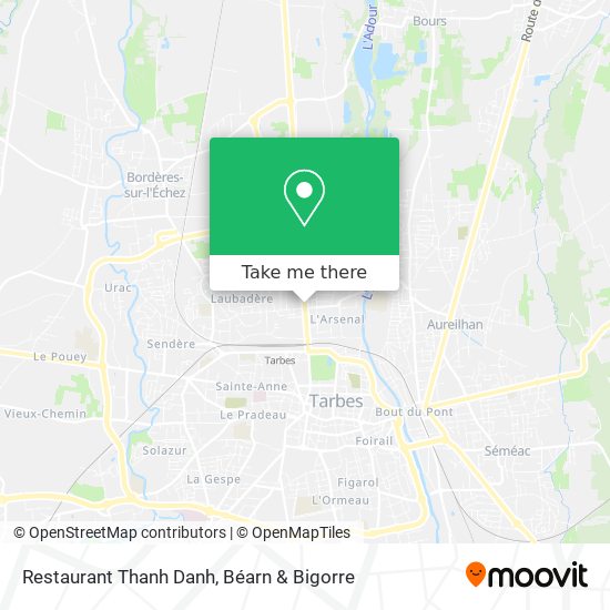 Restaurant Thanh Danh map