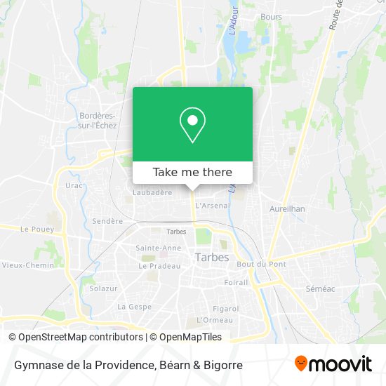 Gymnase de la Providence map