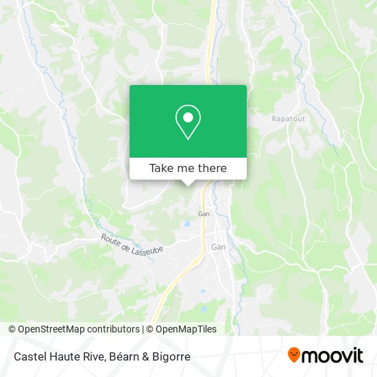 Castel Haute Rive map