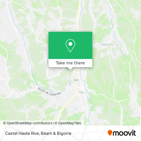 Castel Haute Rive map
